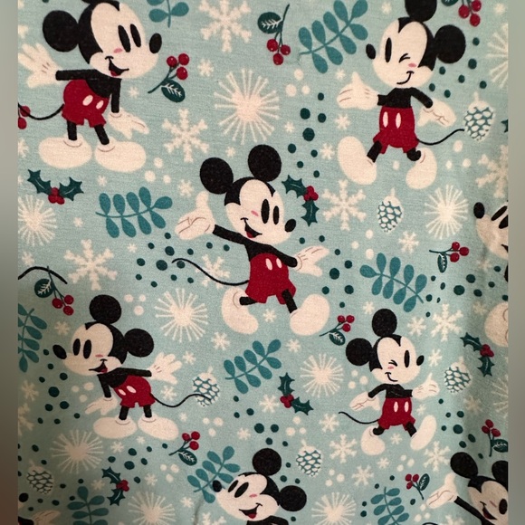 Rare Little Sleepies Mickey Mouse Pajama Set - Red and Light Blue - Picture 6 of 6
